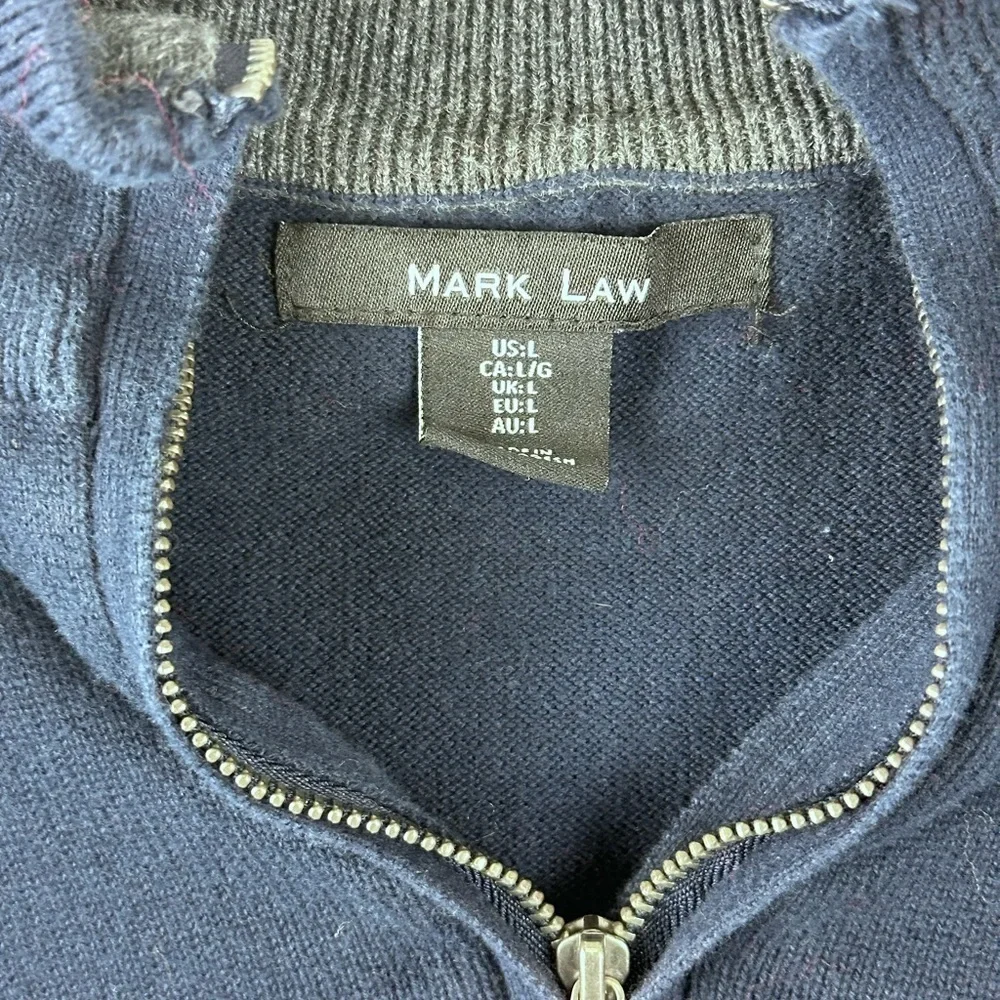 Men's 1/4 Zip Mock Neck Sweater